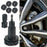 9Pcs Wheel Hub Brake Disc Rust Removal Tool Kit with 5 Grinding Discs Wire Brush Gloves for Car Maintenance - 4