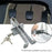 8 Holes Car Pedal Lock Steel Anti-Theft Brake Clutch Security Lock with 3 Keys for Vehicle Safety - Silver - 3