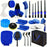 27Pcs Car Detailing Kit Cleaning Tools Set Drill Brushes Microfiber Towels Polish Pads for Auto Wash - 1