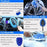 33Pcs Car Cleaning Kit Auto Detailing Tools Drill Brush Microfiber Towel Tire Brush for Interior Exterior - 6