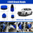 33Pcs Car Cleaning Kit Auto Detailing Tools Drill Brush Microfiber Towel Tire Brush for Interior Exterior - 7