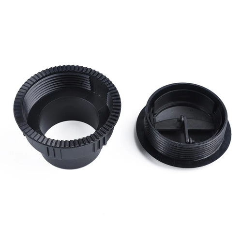 A0676 Air Conditioning Deflector Outlet Side Roof Round Air Vent Ventilation Outlet for Car RV ATV - Black - 1