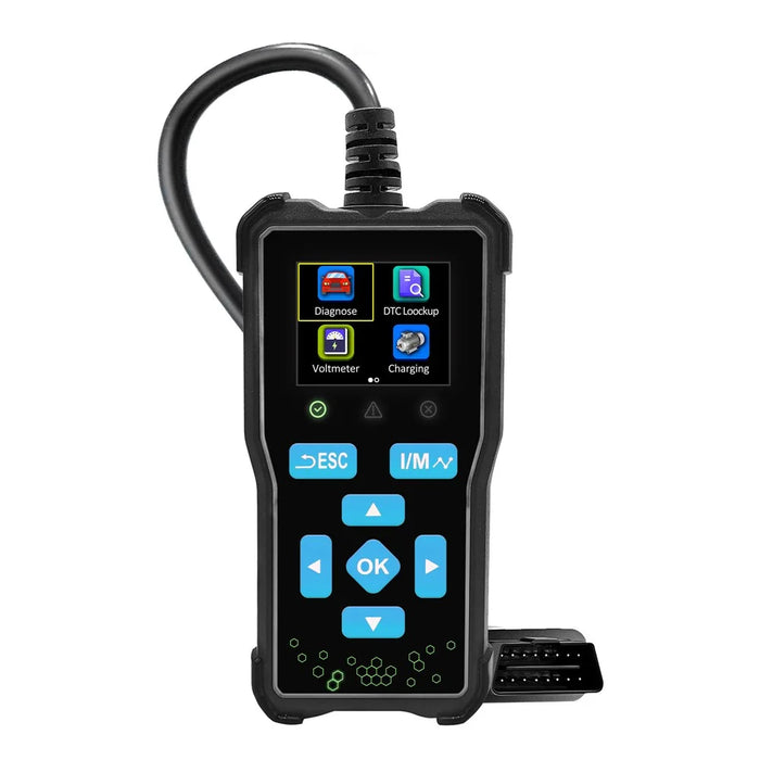 AT100 1.8 Inch TFT Screen OBD2 Scanner Car Diagnostic Tool Engine Code Reader for Auto Repair - 1