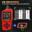 AT700 OBD2 Scanner 2.4 Inch TFT Screen Battery Test Car Diagnostic Tool Support Cloud Print - Red - 5