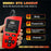 AT700 OBD2 Scanner 2.4 Inch TFT Screen Battery Test Car Diagnostic Tool Support Cloud Print - Red - 7