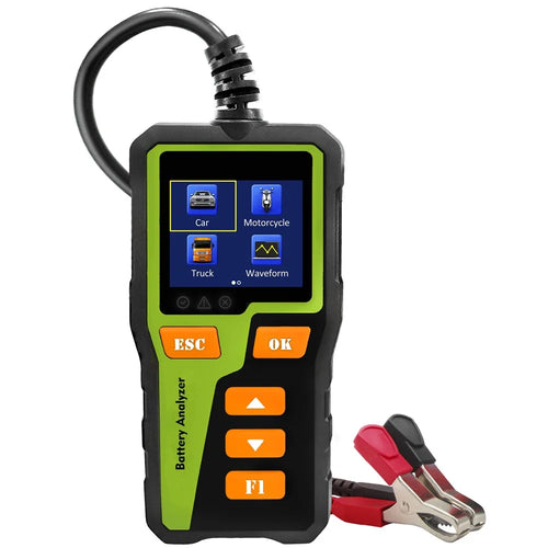 BT30 1.8 Inch TFT Screen Battery Tester Analyzer 6V / 12V / 24V Car Motorcycle Truck Lead Acid Battery Health Tester - 1