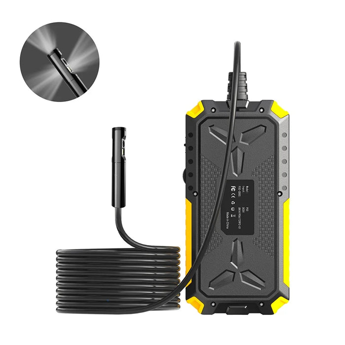 P50 10m Hard Wire 8mm Tri-Lens HD Borescope 4.5'' Screen Waterproof Sewer Inspection Endoscope - 7