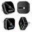 Q1A 2-in-1 Wired to Wireless CarPlay Android Auto Adapter Bluetooth-compatible 5.0 USB Dongle with Button for Car - Black - 2