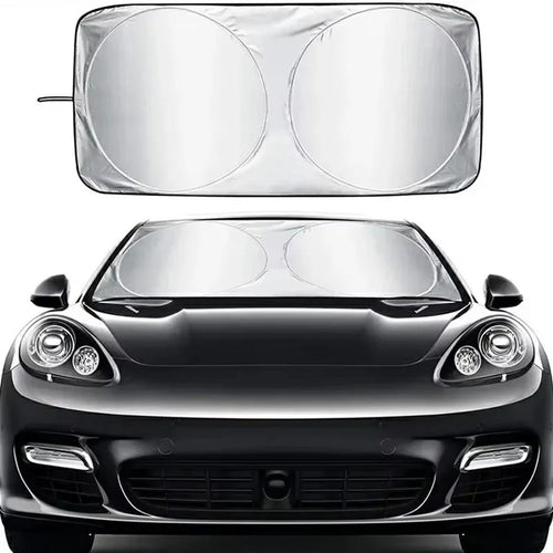 150x70cm Car Windshield Sunshade Foldable Titanium Silver UV Protection Heat Insulation Sun Shade for Vehicle - 1