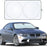 160x86cm Car Windshield Sunshade Foldable Titanium Silver UV Protection Heat Insulation Sun Shade for Vehicle - 2
