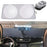160x86cm Car Windshield Sunshade Foldable Titanium Silver UV Protection Heat Insulation Sun Shade for Vehicle - 4