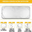 160x86cm Car Windshield Sunshade Foldable Titanium Silver UV Protection Heat Insulation Sun Shade for Vehicle - 5