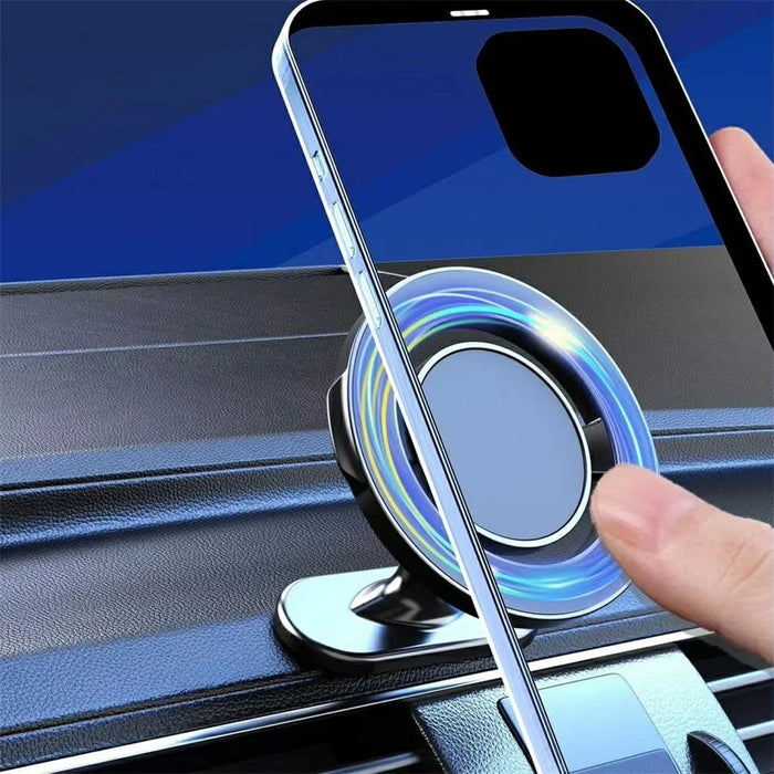 2-in-1 Car Phone Holder Magnetic Dashboard Air Vent Mount 360 Degree Rotation Universal Adjustable Stand - 5