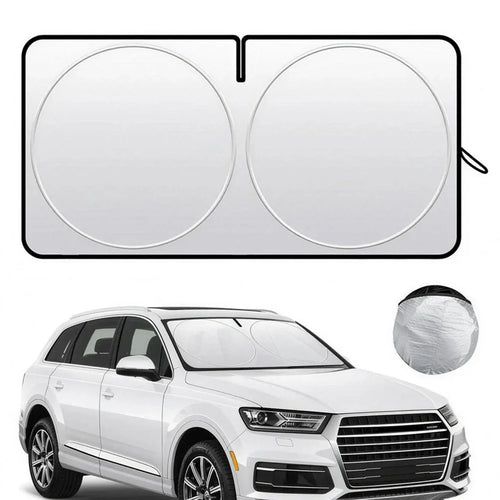 150x80cm Car Windshield Sunshade Foldable Titanium Silver UV Protection Heat Insulation Sun Shade for Vehicle - 1