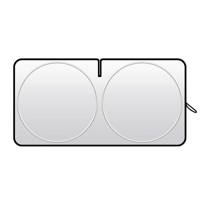 150x80cm Car Windshield Sunshade Foldable Titanium Silver UV Protection Heat Insulation Sun Shade for Vehicle - 2