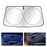 150x80cm Car Windshield Sunshade Foldable Titanium Silver UV Protection Heat Insulation Sun Shade for Vehicle - 3