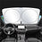 150x80cm Car Windshield Sunshade Foldable Titanium Silver UV Protection Heat Insulation Sun Shade for Vehicle - 6