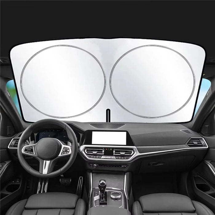 150x80cm Car Windshield Sunshade Foldable Titanium Silver UV Protection Heat Insulation Sun Shade for Vehicle - 6