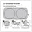 150x80cm Car Windshield Sunshade Foldable Titanium Silver UV Protection Heat Insulation Sun Shade for Vehicle - 7