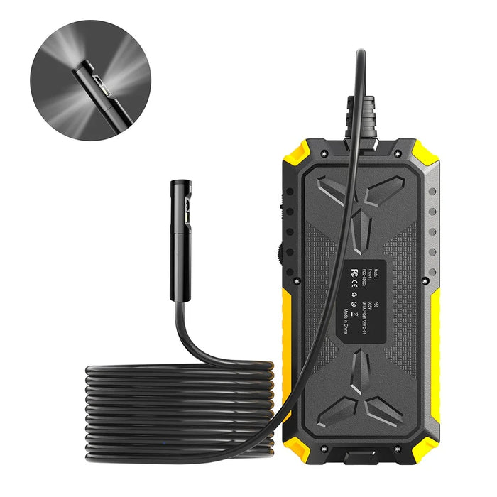 P50 5m Hard Wire Waterproof Endoscope 8mm Tri-Lens HD Borescope 4.5'' Screen Pipe Inspection Camera Borescope - 7