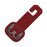 Car Headrest Hook Foldable Metal Seat Back Hanger Multi-function Hidden Hook for Handbag Grocery - Red - 1