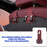 Car Headrest Hook Foldable Metal Seat Back Hanger Multi-function Hidden Hook for Handbag Grocery - Red - 2