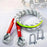 3m 5 Ton Car Tow Rope Night Safety Reflective Emergency Rescue Strap with 2 Heavy Duty D-Shackles - 4