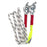 5m 10 Ton Car Tow Rope Night Safety Reflective Emergency Rescue Strap with 2 Heavy Duty D-Shackles - 2