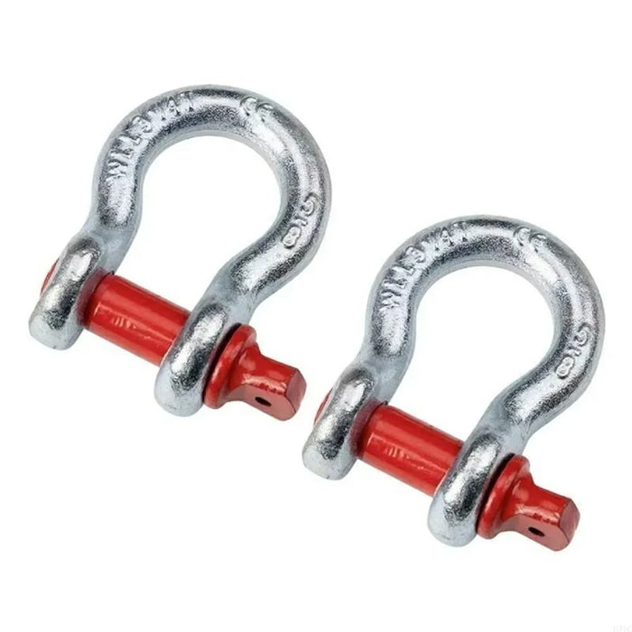 5m 10 Ton Car Tow Rope Night Safety Reflective Emergency Rescue Strap with 2 Heavy Duty D-Shackles - 3