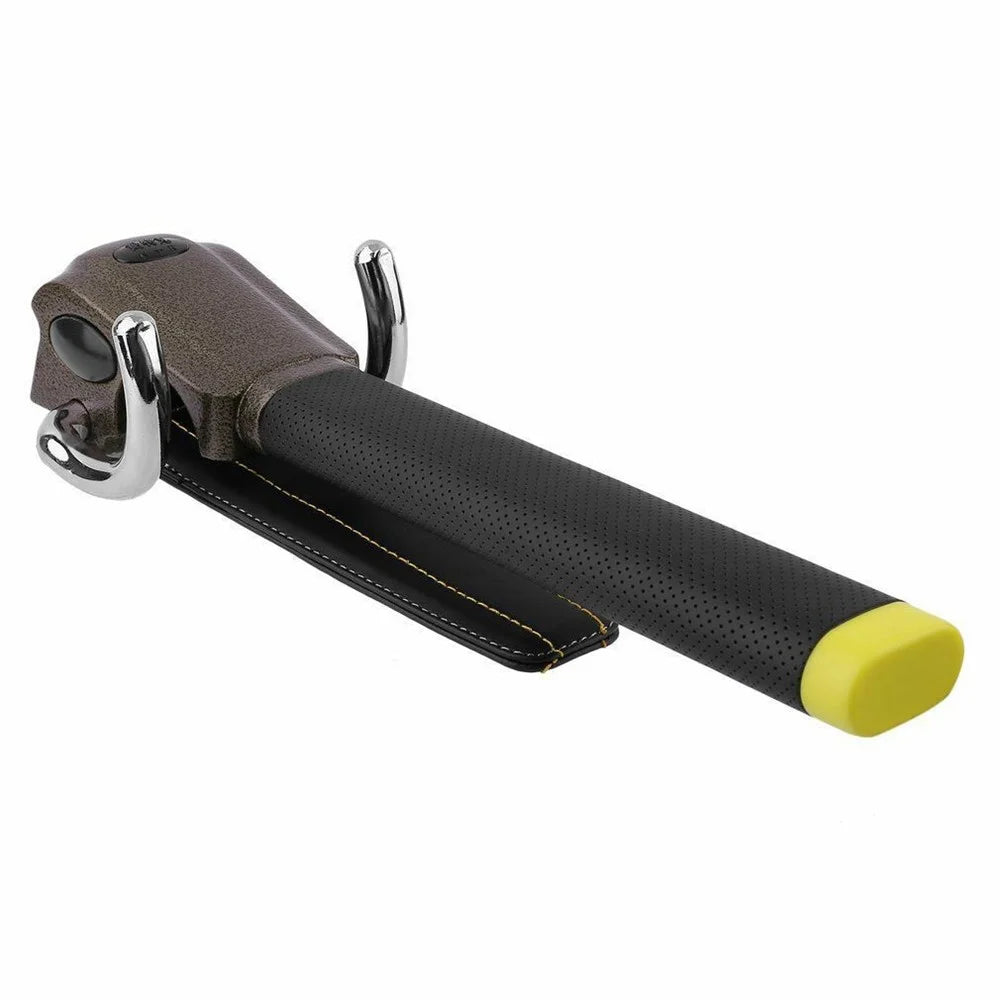 Car Steering Wheel Lock Foldable Anti-Theft Security Lock with 3 keys for Universal Vehicle Protection - 5