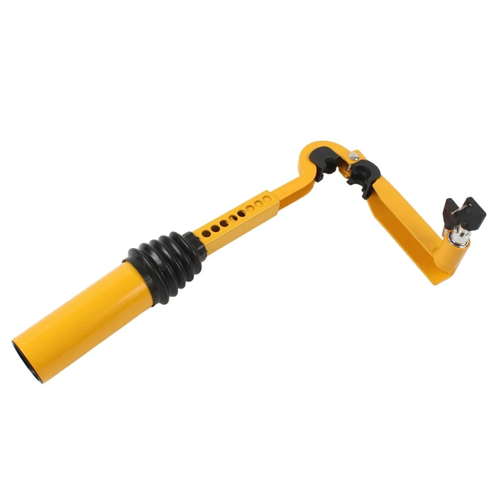 Car Handbrake to Gear Stick Lock with 2 Keys Hardened Steel Anti-Theft Security Device for Car Truck SUV - 1