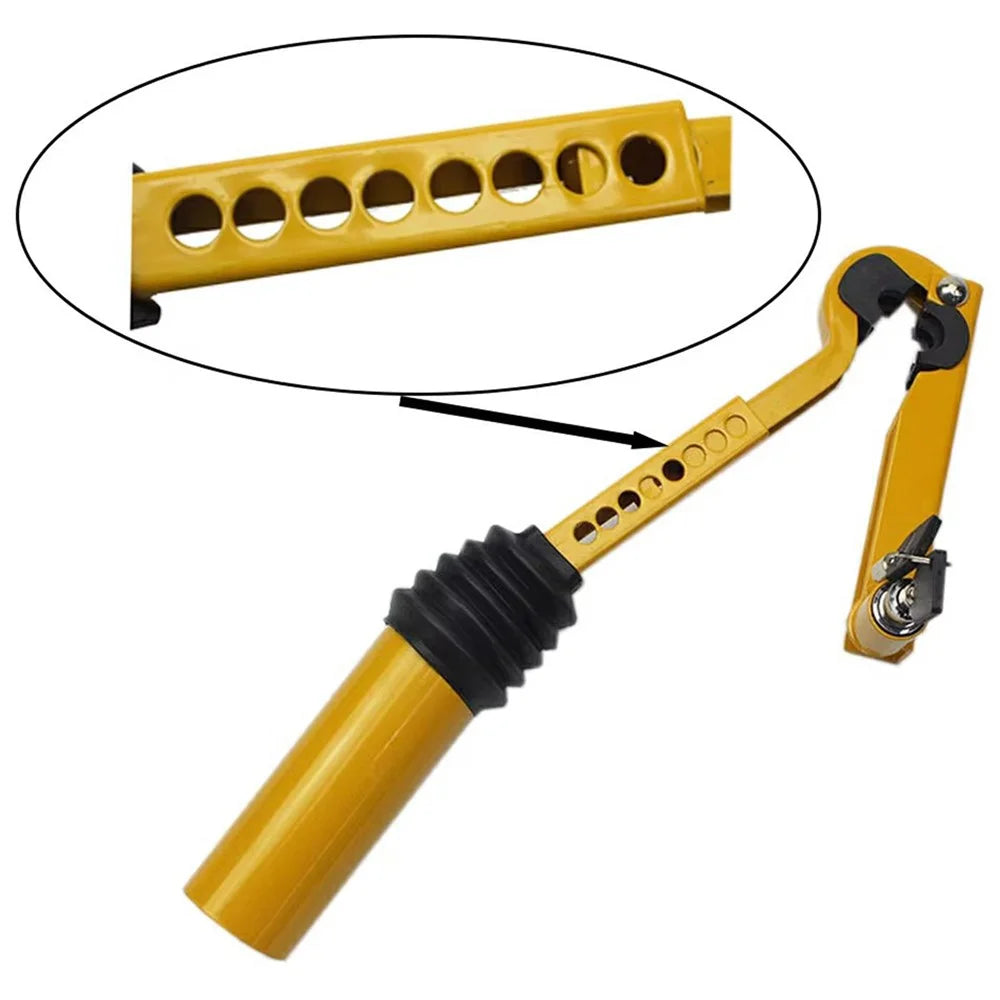 Car Handbrake to Gear Stick Lock with 2 Keys Hardened Steel Anti-Theft Security Device for Car Truck SUV - 4