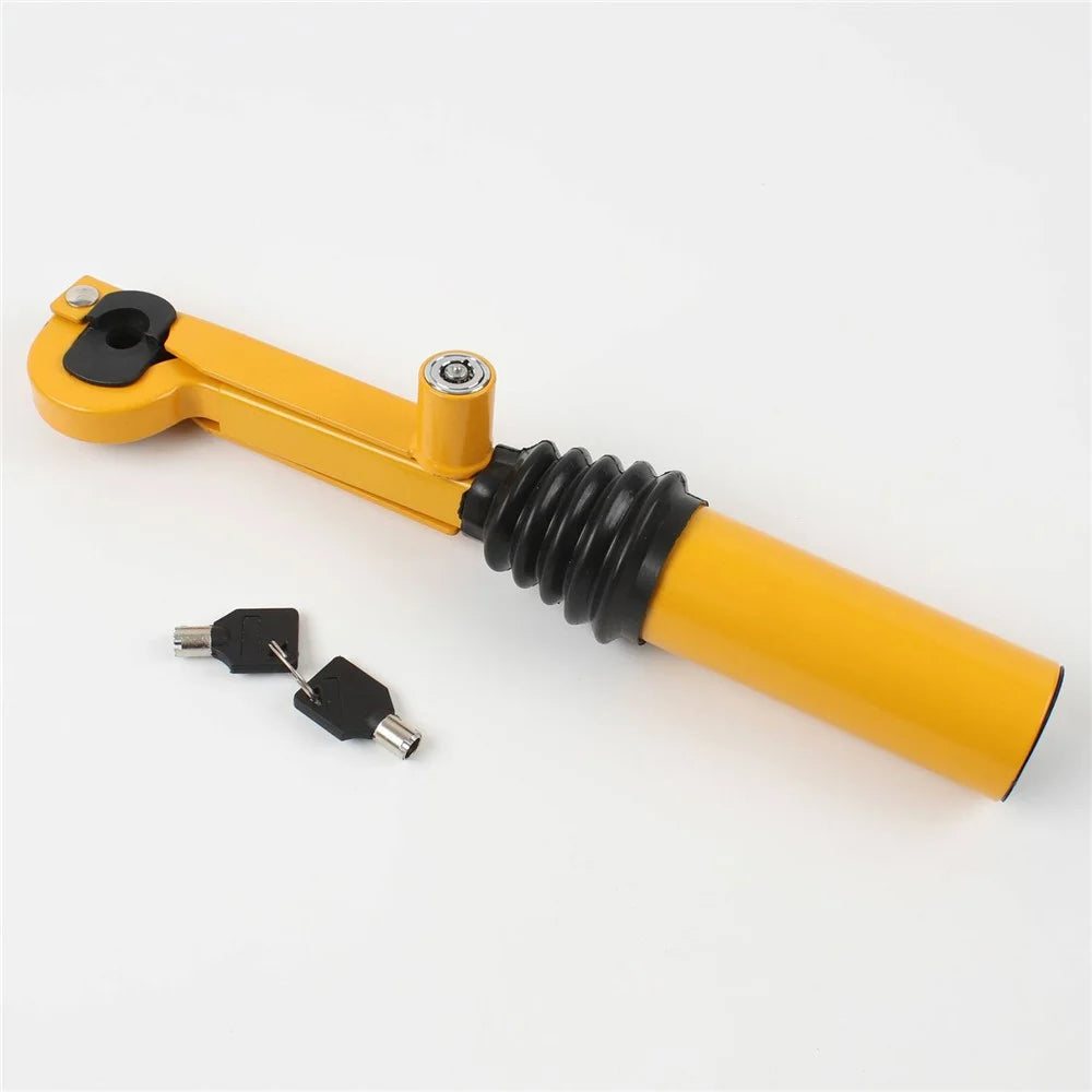 Car Handbrake to Gear Stick Lock with 2 Keys Hardened Steel Anti-Theft Security Device for Car Truck SUV - 5