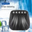 Summer Cooling Seat Cushion with 5 Fans 3-Speed Adjustable USB Car Breathable Mesh Pad - Black - 4