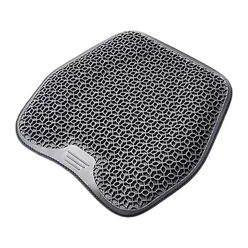 48x43cm 3D Honeycomb Mesh Design Breathable Seat Cushion Cooling Gel Pad for Car Office Chair - Grey - 1