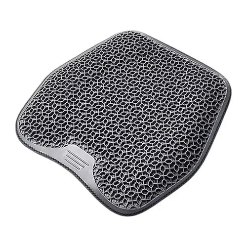 48x43cm 3D Honeycomb Mesh Design Breathable Seat Cushion Cooling Gel Pad for Car Office Chair - Grey - 1