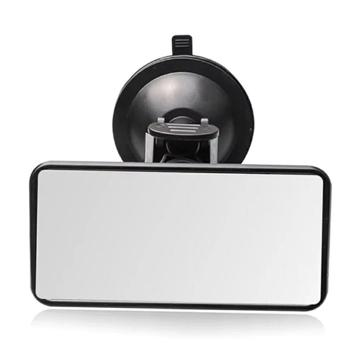 Baby Car Mirror Suction Cup Mount 360 Degree Rotation Interior Rearview Mirror for Child Safety Observation - Black - 1