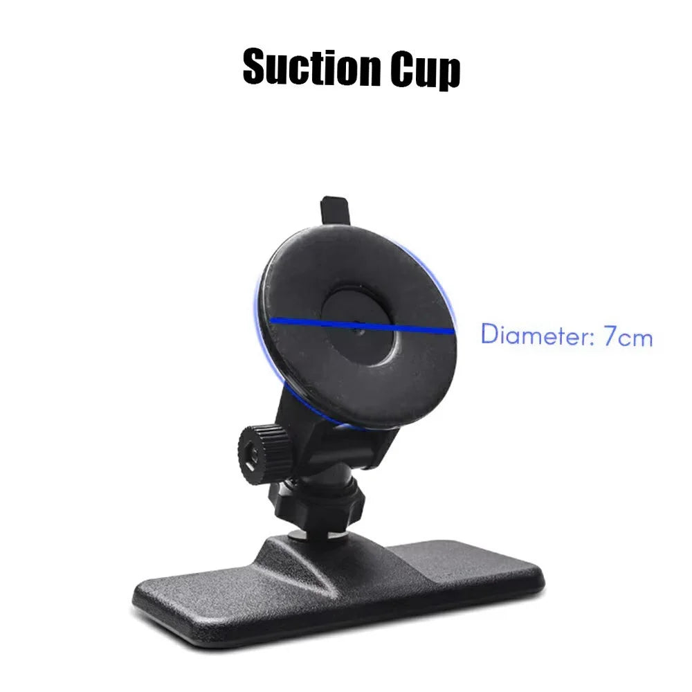 Baby Car Mirror Suction Cup Mount 360 Degree Rotation Interior Rearview Mirror for Child Safety Observation - Black - 7