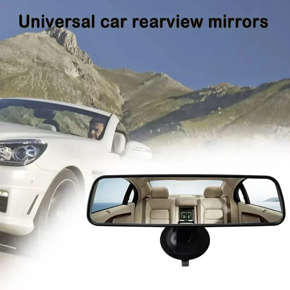 Car Baby Monitor Mirror Suction Cup Mount Wide Angle Interior Rearview Mirror for Child Safety - Black - 3