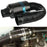 Universal Car Air Intake System Kit with Carbon Fiber Filter Box Flexible Cold Air Pipe - Carbon Fiber Black - 4
