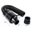 Universal Car Air Intake System Kit with Carbon Fiber Filter Box Flexible Cold Air Pipe - Carbon Fiber Black - 5
