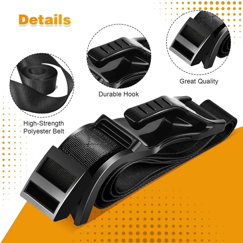 Pregnancy Car Safety Belt Adjuster Moms Belly Driving Protector Seat Belt Extender for Maternity - Black / Wave Pattern - 3