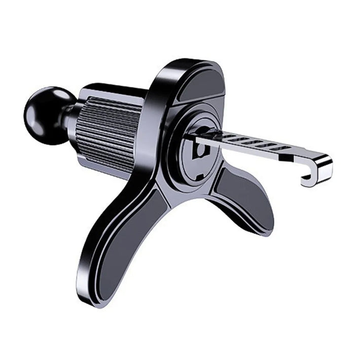 Car Phone Holder Air Vent Mount Gravity Auto-Lock 360 Degree Rotating Stand for 4.7-7.2 Inch Smartphone - Silver - 2