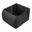 2 in 1 Foldable Seat Organizer 30L Car Storage Box Lumbar Support (without Lid) - Black - 1