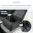 2 in 1 Foldable Seat Organizer 30L Car Storage Box Lumbar Support (without Lid) - Black - 3