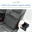 2 in 1 Foldable Seat Organizer 30L Car Storage Box Lumbar Support (without Lid) - Black - 4