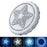 LED Car Ambient Light USB Rechargeable Magnetic Aurora Atmosphere Light Voice Control for Interior - White - 1