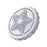 LED Car Ambient Light USB Rechargeable Magnetic Aurora Atmosphere Light Voice Control for Interior - White - 2
