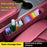 Car Seat Gap Organizer Push Pull Storage Box for Phone Keys Console Gap Filler Case - Black - 5