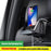 Car Seat Back Cup Holder Organizer with Hooks Multi-Function Headrest Caddy for Drinks Phone Storage - Black - 2